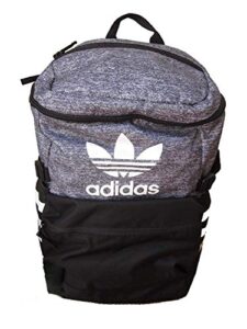 adidas originals classic zip top backpack bag (onix jersey/black)
