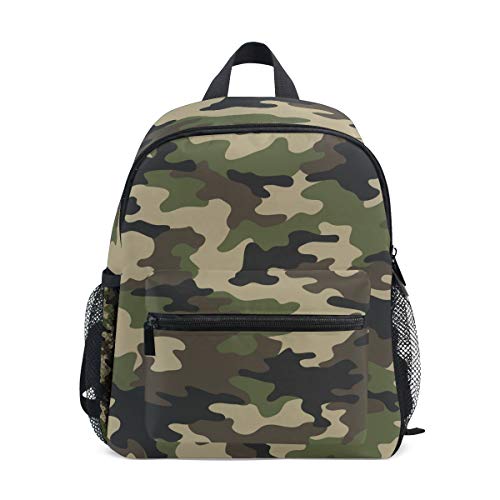 Toddler Kids Backpack Camo Style 12 Inch Preschool Backpack School Bag Mini Casual Daypack for Boy Girl