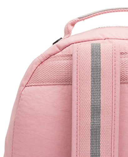 Kipling Women's Seoul 15" Laptop Backpack, Durable, Roomy with Padded Shoulder Straps, Bridal Rose, One Size