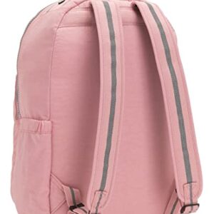 Kipling Women's Seoul 15" Laptop Backpack, Durable, Roomy with Padded Shoulder Straps, Bridal Rose, One Size