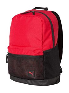puma - 25l laser-cut backpack - psc1040 - one size - red/black