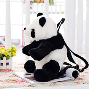 zgyad Large Children Panda Furry Shoulder Pack 17 inches zgyad020064017561