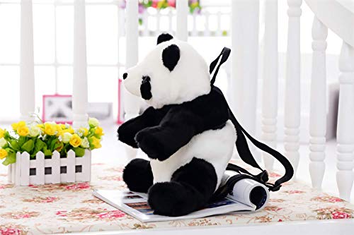 zgyad Large Children Panda Furry Shoulder Pack 17 inches zgyad020064017561