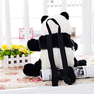 zgyad Large Children Panda Furry Shoulder Pack 17 inches zgyad020064017561