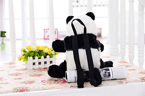 zgyad Large Children Panda Furry Shoulder Pack 17 inches zgyad020064017561