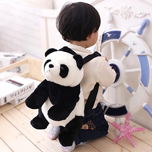 zgyad Large Children Panda Furry Shoulder Pack 17 inches zgyad020064017561