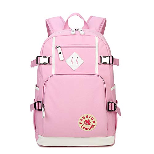 Anime Card Captor Pink Cute Travel Backpack SAKURA Kawaii Women Shoulder Bags Oxford Laptop Daypack(6)