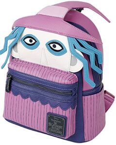 loungefly x nightmare before christmas shock cosplay mini backpack (one size, multicolored)