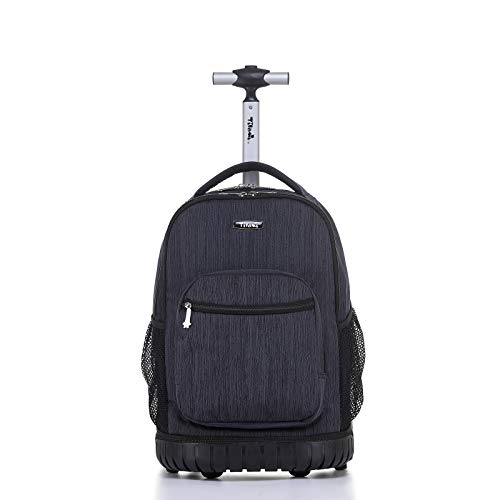 Tilami Rolling Backpack 18 Inch for School and Travel, Classic