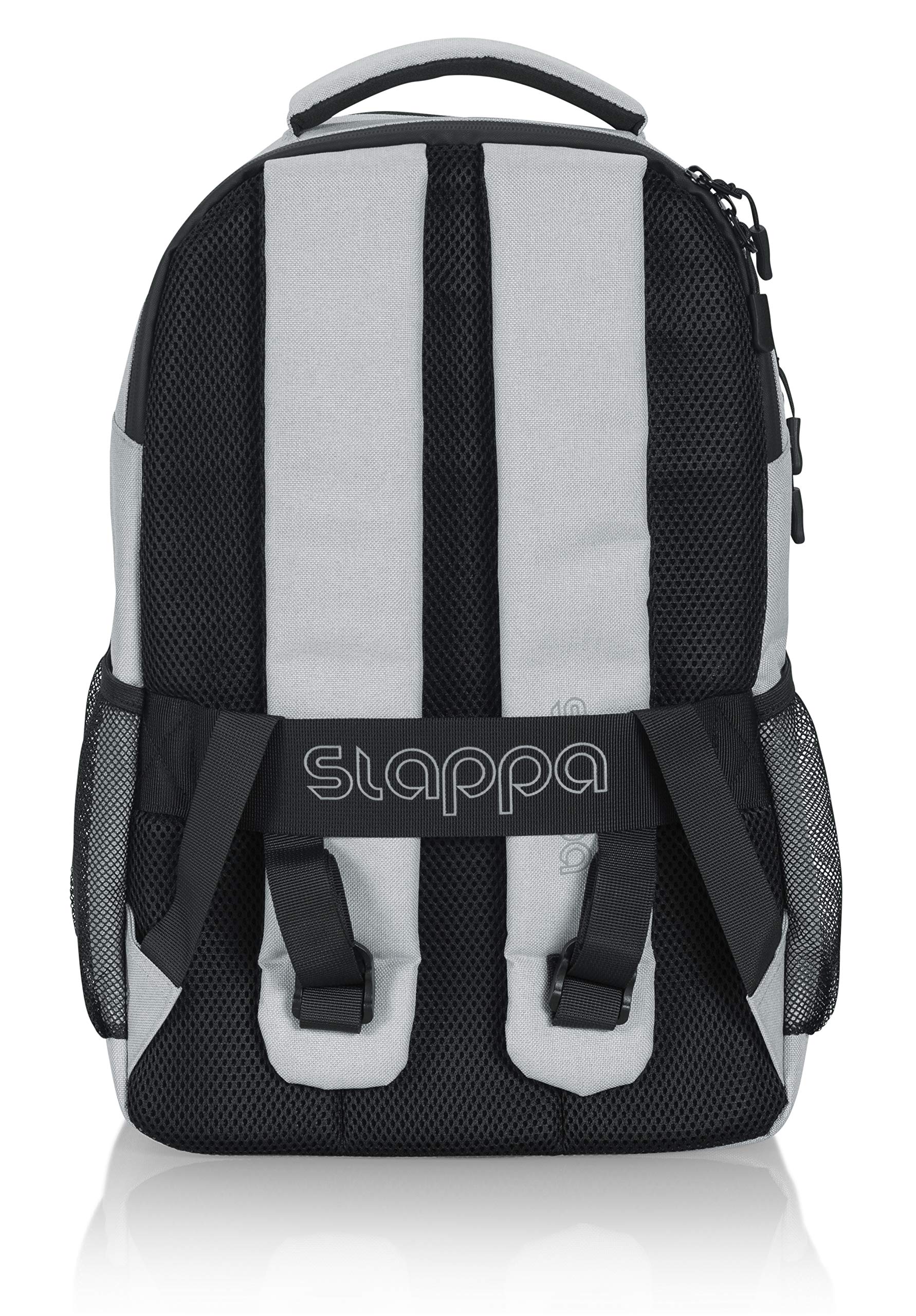 Slappa Alpha Series Gaming Laptop Backpack - Fits up to 15" Laptops; Silver (SL-ALPHA-LAPTOP-BP-WHT)