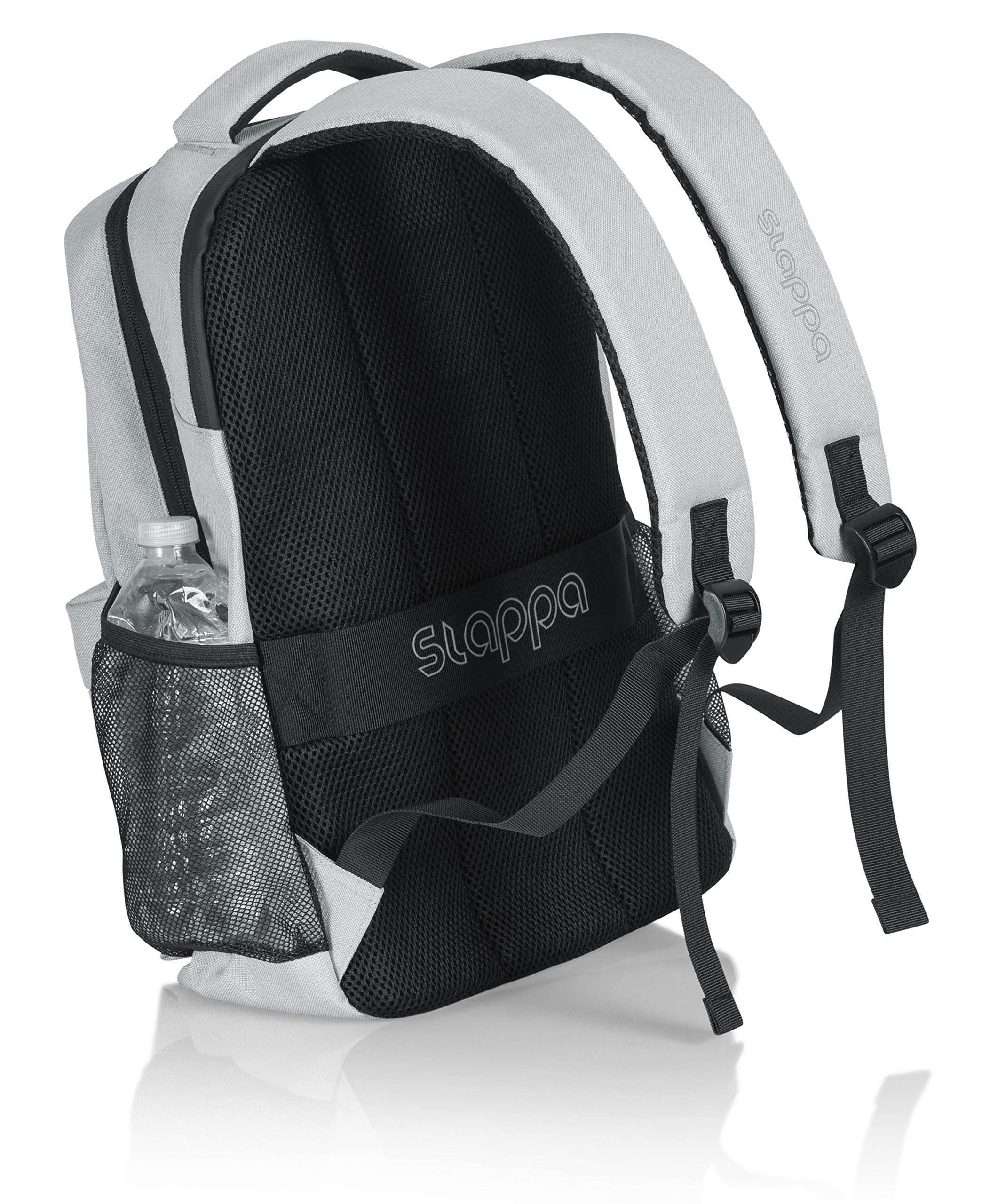 Slappa Alpha Series Gaming Laptop Backpack - Fits up to 15" Laptops; Silver (SL-ALPHA-LAPTOP-BP-WHT)