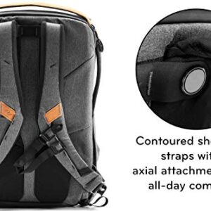 Peak Design Everyday Backpack V2 30L Charcoal, Camera Bag, Laptop Backpack with Tablet Sleeves (BEDB-30-CH-2)