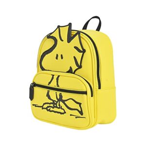 Concept One Peanuts Mini Backpack, Small Travel Bag for Men and Women, Woodstock, 9 Inch