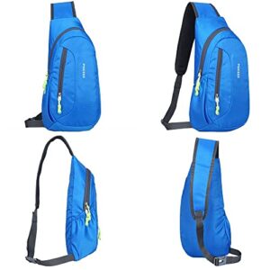 Peicees Sling Bag For Men Women Chest Bag Small Shoulder Bag Crossbody Backpack For Hiking Travel