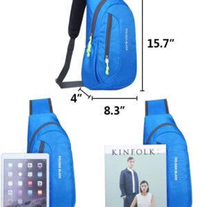Peicees Sling Bag For Men Women Chest Bag Small Shoulder Bag Crossbody Backpack For Hiking Travel