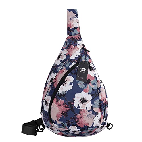 HUA ANGEL Sling Bag, Fashion Crossbody Chest Bag Shoulder Daypack Travel Hiking Gym Casual Sling Backpack