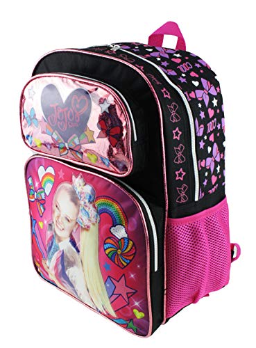 DALIYREPAL Liphontcta Aeiniwer JoJo Siwa 16" Deluxe Backpack - Colourful Bow Collection - A19036