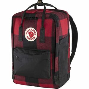 Fjällräven 15" Kånken Re-Wool Laptop Red/Black One Size