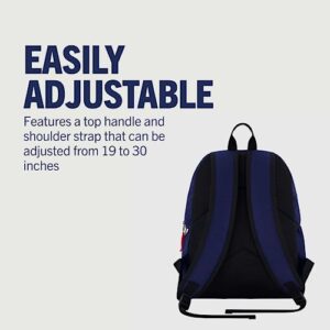 True Religion Laptop Backpack, Small Computer Travel Bag, Navy, 16 Inch