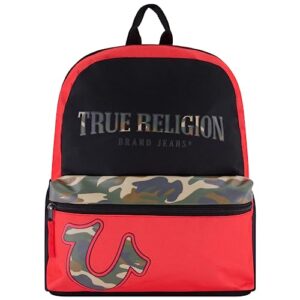 true religion laptop backpack, small computer travel bag, multi, 16 inch