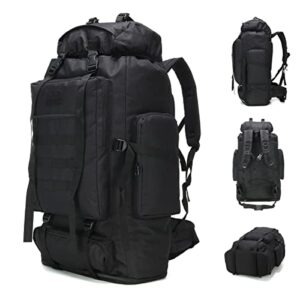 hongxinghai 70l/100l hiking camping backpack molle rucksack waterproof daypack for traveling
