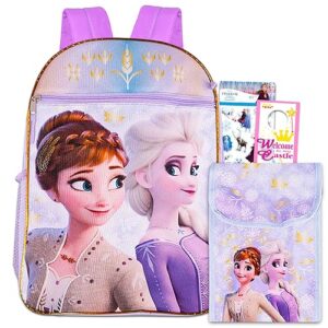 frozen2 16" backpack 5pc set standard, multi-colored