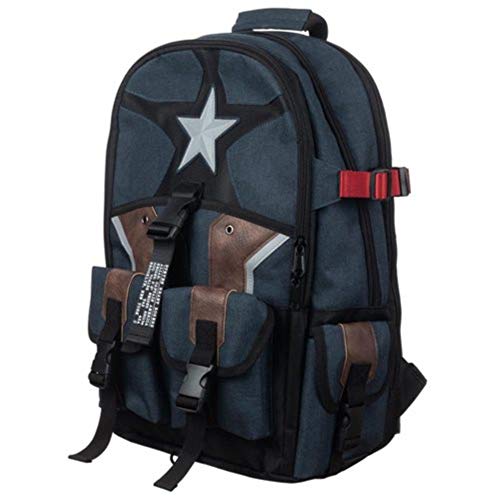 Bioworld Captain America Comic Book Superhero Utility Backpack