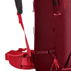 Ortovox Peak Light 38L S Alpine Climbing Ski Touring Backpack for Alpine Touring, Skiing and Mountaineering Sports - Dark Blood