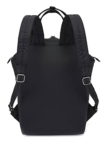 Pacsafe Citysafe CX 11L Anti Theft Mini Backpack - Fits 12" Laptop, Econyl Black