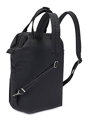Pacsafe Citysafe CX 11L Anti Theft Mini Backpack - Fits 12" Laptop, Econyl Black