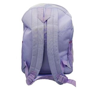 Disney Frozen 2 Lead With Courage Backpack - 16” Full Size Toddler, Child, Kid School Book Bag - Anna and Elsa Foil Panel Backpack