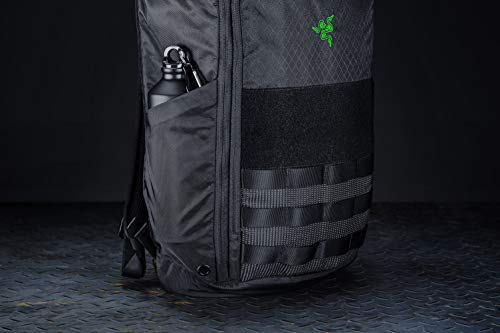 Razer Tactical v2 17" Laptop Backpack: Tear & Water Resistant Exterior - Roll Top for Increased Capacity - Scratch-Proof Interior - Fits 15 inch Laptops – Black