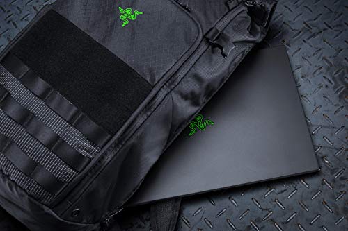 Razer Tactical v2 17" Laptop Backpack: Tear & Water Resistant Exterior - Roll Top for Increased Capacity - Scratch-Proof Interior - Fits 15 inch Laptops – Black