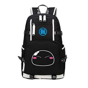 moyooe anime tensei shitara slime datta ken rimuru tempest backpack cosplay laptop bag (3)