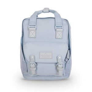 doughnut macaroon mini pastel 7l travel school ladies college girls lightweight casual daypacks bag small backpack (blau hellblau)