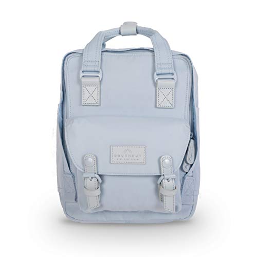 Doughnut Macaroon Mini Pastel 7L Travel School Ladies College Girls Lightweight Casual Daypacks Bag Small Backpack (Blau hellblau)