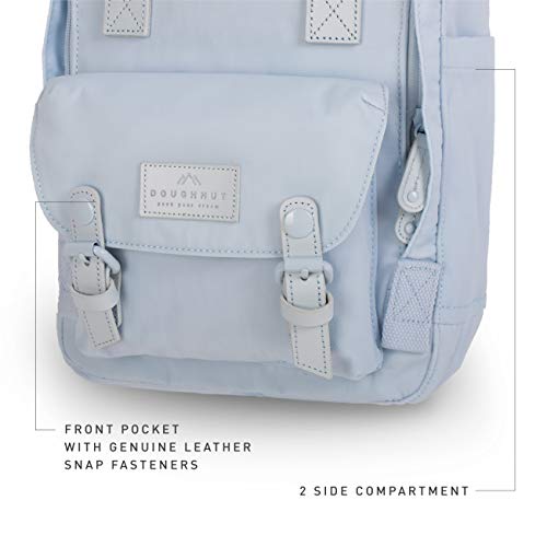 Doughnut Macaroon Mini Pastel 7L Travel School Ladies College Girls Lightweight Casual Daypacks Bag Small Backpack (Blau hellblau)