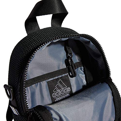 adidas Women's Airmesh Convertible Mini Backpack-Crossbody Bag, Black, One Size