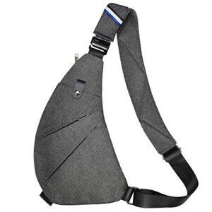 vanbasic sling bag chest backpack casual daypack shoulder crossbody lightweight anti theft outdoor sport travel hiking for men women
