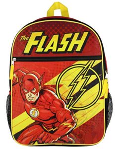 bioworld dc comics the flash 16" flat front backpack