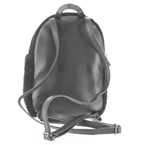 UGG Women's Dannie II Mini Backpack Sheepskin, Black, Small