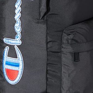 Champion unisex adult Backpacks, Black/Blue, One Size US
