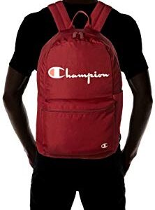 Champion unisex adult Backpacks, Dark Red, One Size US