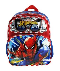 marvel - spider-man 12" toddler size backpack - perfect swinig - a17698