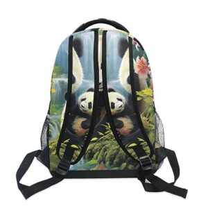 KEIGE Panda Backpack School Bookbag for Boys Girls 2110011