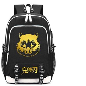 go2cosy anime demon slayer: kimetsu no yaiba backpack bookbag daypack satchel student bag school bag