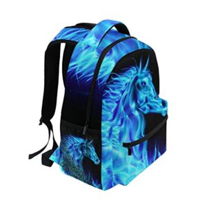 UMIRIKO Horse Water Backpack Animal Bookbag for Boys Girls Elementary School 2021930