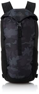 gregory mountain products nano 16 everyday outdoor backpack, black woodland camo, one size