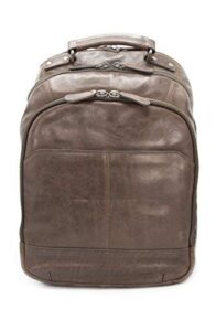 frye logan multi zip backpack, slate