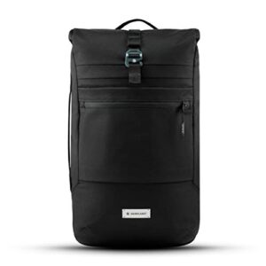 heimplanet original | hpt carry essentials - commuter pack 18l | roll-top backpack with 15" laptop compartment and side quick access | supports 1% for the planet (black)
